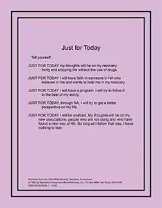 Just For Today Group Reading Narcotics Anonymous World Services
